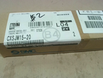  SMC CXSJM15-20 Cylinder 15mm Bore 20mm Stroke Factory Sealed Image