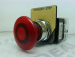  Furnas  52PE2DRA /G Illuminated Push-Pull Red-LED Switch 24VAC- Image