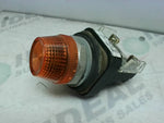  Allen Bradley 800T-Q24 /T Amber Pilot Light 24V Image