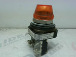  Allen Bradley 800T-Q24 /T Amber Pilot Light 24V Image