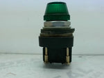  Allen Bradley 800T-Q10 /T Green Pilot Light 120V Image
