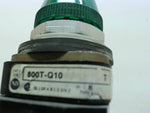  Allen Bradley 800T-Q10 /T Green Pilot Light 120V Image