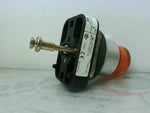  Allen Bradley 800T-QA10A /T  Amber Pilot Light Push Button 120V Image