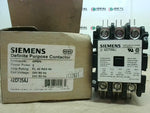  Siemens 42CF35AJ Definite Purpose Contactor 3 Pole 24VAC Coil Image