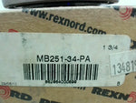  Rexnord MB251-34-PA Bearing Precision Mounted Ball Bearing Inse Image