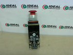 Allen Bradley 800MR-FX6AK Red Push-Pull Button 2-Position Maint Image