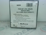  Mulberry 30254 Five 3/4"?┬¥ IPS Holes Outlet Box 30.5 Cubic Inch Factory Sealed Image