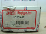  AMI UC209-27 Bearing 1-11/16" Bore Set Screw Locking Insert Bea Image