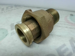  Badger 07559-01600 Flow Meter Swivel Nut Connector Coupling 3/4 Image