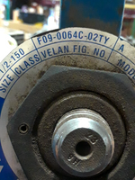  Velan F09-0064C-02TY 2-1/2"  Valve Class150 18"x9"x9" Image