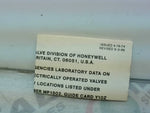  Honeywell V54DB2075 Solenoid Valve Skinner Image