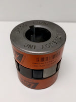  LoveJoy L-099 1-3/16" Jaw Coupling W/ Rubber Spider Insert Image
