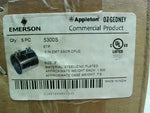  Emerson 5300S EMT Set Screw Coupling 3" Steel (5 PCS) Factory Sealed Image