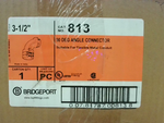  Bridgeport 813 Flexible Metal Conduit 3-1/2-Inch 90-Degree Conn Factory Sealed Image