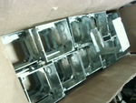  Steel City 531711234 4" Square x 2 1/8" Deep Steel Square Box E Image