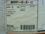  Cooper B-Line BCH21 1-5/16" Cable Support J-Hook BCH21-G-8-12 (50 PCS) Factory Sealed Image
