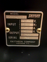  Sorensen DCR 80-12B DC Power Supply  80VDC 12A Image