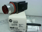 Allen-Bradley 800MR-PB16RA /D  Illuminated Red Push Button 120V Image