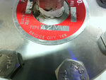  Hyett 42MW  Diaphragm Seal SS 100 PSI 1/4" NPT w/Gauge Image