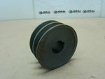  Browning 2AK3078 3" Cast Iron Single 2 Groove 7/8" Shaft Pulley Image