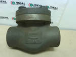  Bonney Forge 1-1/2-800 Steel Hydraulic Ball Check Valve 1-1/2" A 105N Image