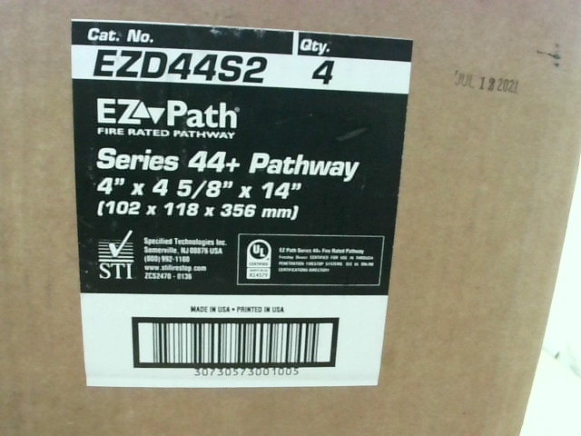 Ez Path Graph STI EZ-Path EZD44S2 Series 44+ Fire Rated Cable Pathway – Ideal Surplus