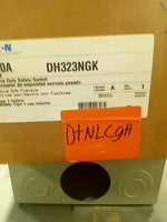  Eaton DH323NGk 4 Wire S/N Fusible Heavy Duty Safety Switch 100A Image