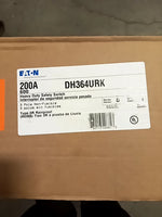  Eaton DH364URK 3 Pole Non-Fusible Heavy Duty Safely Switch 200A 600V 60HZ 250V Type 3R Rainproof Image