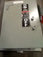  General Electric THN3361J 30A 600V Non-Fusible Safety Switch Nice! Image