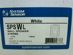  System Sensor SPSWL Wall Mount Fire Alarm Speaker Strobe WHITE Image