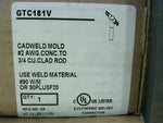  Erico Cadweld GTC181V Cadweld Mold #2 AWG.CONC.To 3/4 CU.CLAD R Image