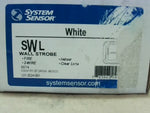  System Sensor SWL White Clear Lens Wall Strobe 2-Wire Indoor Image