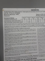  Siemens HF366RA 600A 600V Safety Switch Disconnect NEMA 3R Rainproof Image