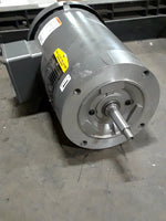  Baldor JM3555 2HP AC Motor 3450 RPM 56J Frame 230/460VAC 3PH TEFC Image