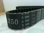  Super Torque 250-S8M-712 Synchronous Timing Belt 89 Teeth 25mm Width Image