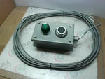  SCE SCE-2PB Pushbutton Enclosure w/ Pushbutton & Green Indcator Image