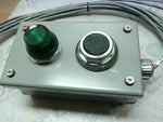  SCE SCE-2PB Pushbutton Enclosure w/ Pushbutton & Green Indcator Image