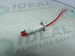  IDI 2191L1 Red Indicator Light 6V w/ Mounting Clip (8 PCS) Image