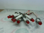  IDI 2191L1 Red Indicator Light 6V w/ Mounting Clip (8 PCS) Image