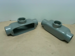  Hubbell OT-5M 1 1/2" T Type Conduit Body Malleable Iron (2 PCS) Image