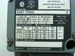  Allen Bradley 836T-T260J /A Adjustable Pressure Switch SPDT Image