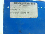  Martin 50BS15HT 1 Sprocket 15 Hardened Teeth 5/8" Pitch 1" Keye Factory Sealed Image