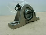  Timken RAK 1 NT 2 Bolt Nickel Plated Pillow Block Bearing w/ Co Image