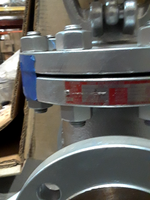  Crane 143 XU Globe Valve 3" 150 Class WCB Body 285 PSI 13CR Dis Image
