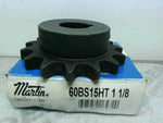  Martin 60BS15HT 1-1/8 Sprocket 15 Teeth 1-1/8" Bore Image