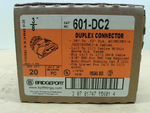  Bridgeport 601-DC2 Duplex Connector 3/8" (25 PCS) Image