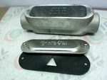  Appleton FM9  Aluminum Conduit Body 1" C Type w/ Cover APP C39 Image