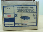  OZ /Gedney T-200A 2" Aluminum T-Type Rigid Conduit Body Image