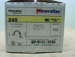  Minerallac 245 3/4" Pre-Galvanized Two-Hole Strap Conduit Image