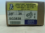  Arlington Industries SG3838 3/8" Saddle Grip Duplex Connector ( Image